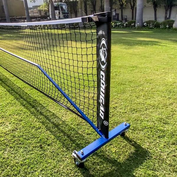 Durable Steel Frame Design Powder-coated steel frame with locking base adds strength and stability during gameplay
Regulation Size Net System Full 22 feet wide and 36 inches high (34 inches in the center) for official court practice and matches
Middle Support Rod Included Center support keeps the net tight and evenly aligned through competitive use
Quick Setup and Takedown Tool-free assembly with snap-lock mechanisms makes setup fast and frustration-free
Portable with Carry Bag Includes a lightweight carry bag for easy transport and storage at parks, gyms, or backyards