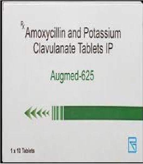 Augmed 625Mg tablet is a penicillin type of antibiotic which is used for treating wide variety of bacterial infections of the lungs and airways.