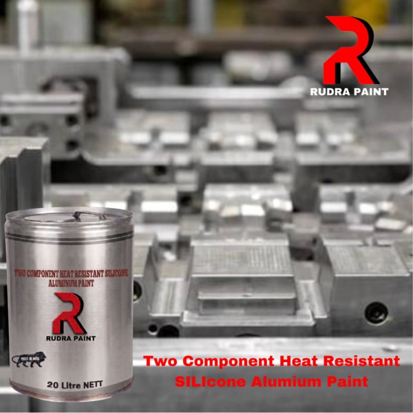 Two Component Heat Resistant Silicone  Aluminum Paint