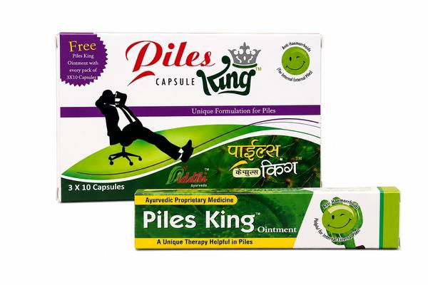 PILES KING CAPSULES & OINT - COMBO PACK (30CAP-30GM OINT)