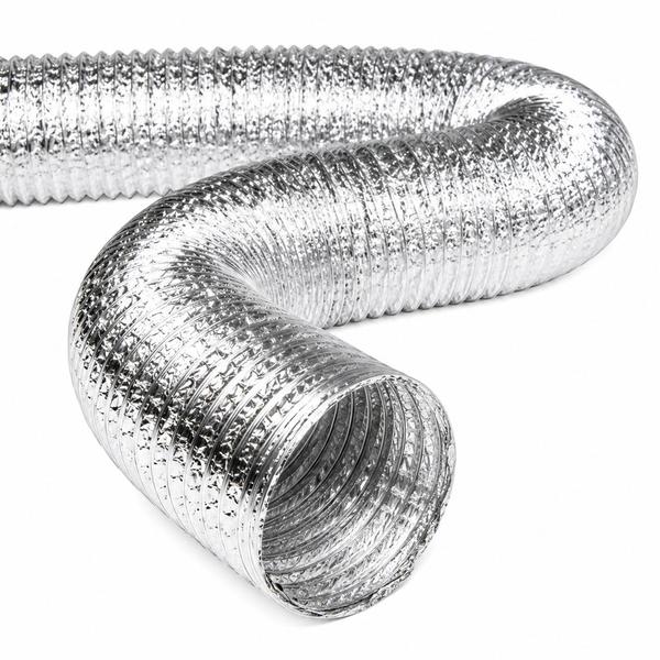 Flexible Aluminium Duct Hose is a high-quality ventilation solution designed for efficient air transfer in residential, commercial, and industrial applications. Manufactured from premium aluminium foil with a reinforced spiral construction, it offers excellent flexibility, durability, and resistance to corrosion. Its lightweight design allows easy installation in tight spaces while ensuring smooth airflow performance.