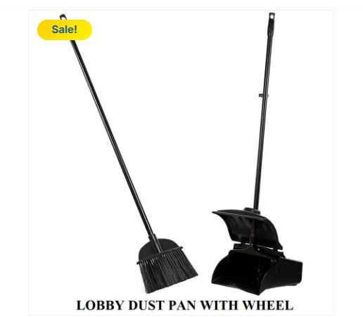 LOBBY DUST PAN WITH BRUSH