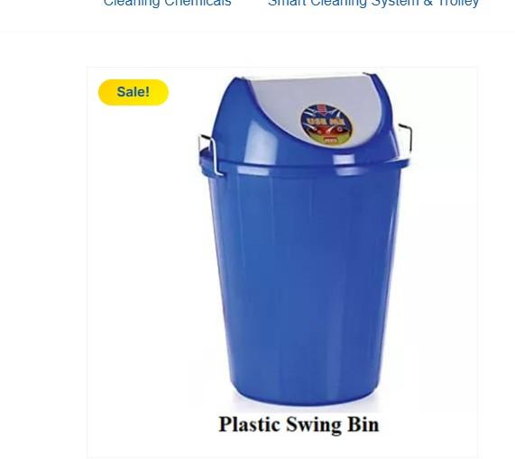 Plastic Swing Bin 80L