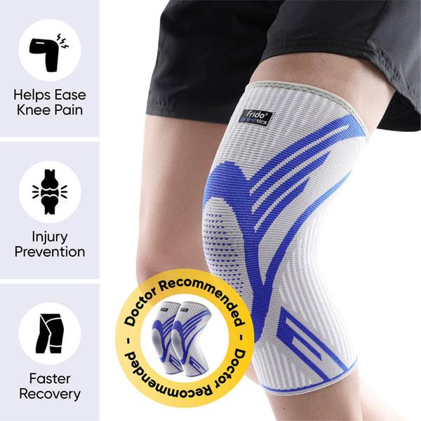a breathable, 360-degree compression sleeve designed to ease mild joint pain, reduce swelling, and provide steady support during workouts, sports, or daily activities.