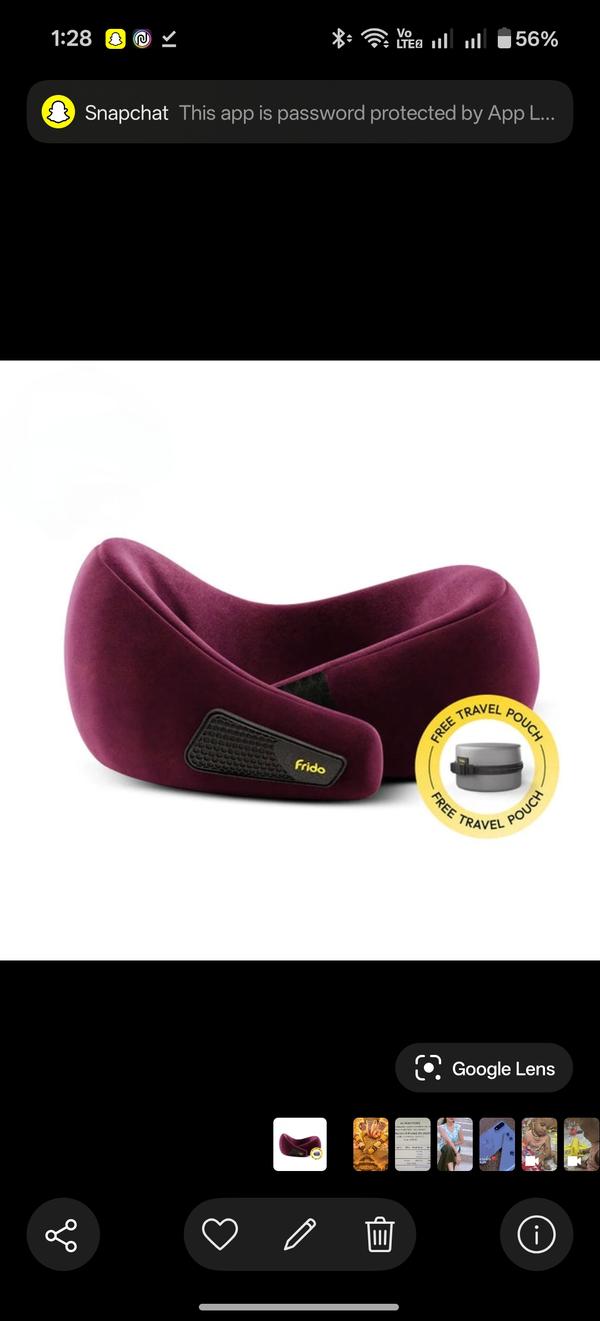 designed to provide 360-degree neck and chin support to prevent your head from tipping forward or sideways during flights, trains, or car rides.