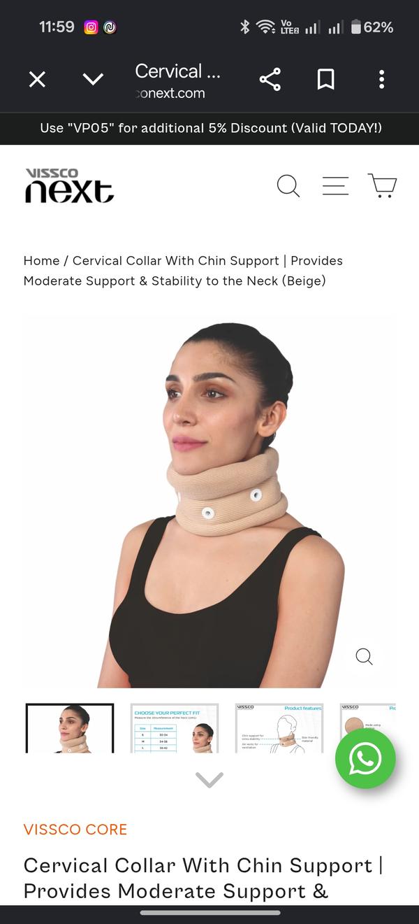 an anatomically designed orthopedic brace that stabilizes the neck, limits movement, and evenly distributes head weight to relieve strain