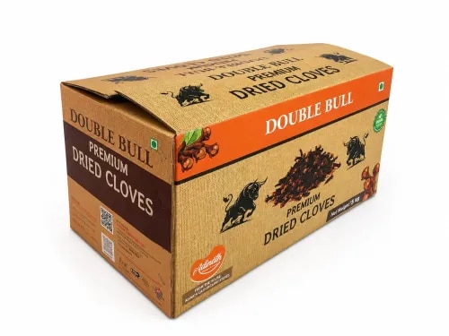 Clove packaging requires sturdy corrugated boxes to preserve the spice's rich aroma and prevent moisture exposure. A standard 15 kg clove carton should use a 5-ply corrugated board with moisture-resistant virgin kraft paper to guarantee safety during domestic transit and international shipping. Weight Capacity: 11 to 25 board Grade / Ply: Double Wall 5-ply (or Heavy Duty 3-ply with heavy burst factor)Style: Regular Slotted Container (RSC) or Full Overlap Container (FOC) to provide maximum structural rigidity Standard Dimensions: ≈ 14.5 × 10.5 × 9.5 inches (37 × 27 × 24 cm) or similar volume equivalent Material: Outer and inner liners of Virgin Kraft Paper Paper Strength: 120 to 150 GSM (Grams per Square Meter)Flute Type: B-Flute (thickness of 1/8 inch) or C-Flute, which provides superior stacking strength and puncture resistance Safety & Features: Biodegradable, plain or printed exterior (with food-grade ink), and side pasting to keep out dust Packaging Best Practices for Cloves To maintain optimal shelf life of up to 24 months, do not pour cloves directly into the corrugated box. Instead, line the interior with a food-grade plastic or foil pouch, fill with 15 kg of cloves, and then securely tape or seal the corrugated box to keep them airtight. If you are planning to source these, let me know if you need help with: Finding wholesale suppliers Understanding branding and custom printing options Choosing between 3-ply and 5-ply depending on your exact shipping distance