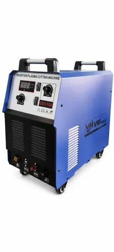 The CUT-100 Plasma Cutting Machine is engineered for fast, precise, and clean cutting of metals like mild steel, stainless steel, copper, and aluminum. With advanced IGBT inverter technology, it ensures stable cutting performance, smooth edges, and low operational cost. Ideal for fabrication workshops, automotive industries, shipyards, and heavy manufacturing units.Key Features:Cutting Process: Plasma Arc Cutting (Air Plasma)Technology: Advanced IGBT Inverter for energy efficiencyCutting Capacity: Cuts up to 35mm (clean cut), severance up to 40–45mmFunctions: Pilot Arc Start, Post-flow cooling, Continuous & Intermittent cutting modesAir Requirement: Compressed air with pressure regulator (5–6 bar)Design: Compact, portable, heavy-duty with digital displayApplications: Suitable for sheet metal cutting, structural steel, pipe cutting, fabrication