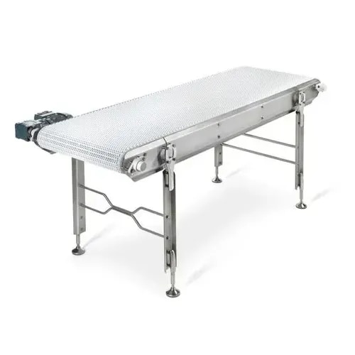 Modular Belt Conveyor Manufacturer in Indore | Prime Equipments And Plant AutomationPremium Modular Belt Conveyors for Efficient Production & Material HandlingPrime Equipments And Plant Automation is a leading Modular Belt Conveyor Manufacturer in Indore, providing advanced conveyor systems designed for efficient product transportation across packaging, assembly, sorting, and bulk material handling applications. Our modular belt conveyors are engineered to deliver smooth operation, excellent durability, and minimal maintenance, making them an ideal choice for modern industrial production facilities.Manufactured with high-quality PP (Polypropylene) Modular Belts, our conveyor systems consist of interlocking plastic modules connected by joint rods, ensuring superior strength, flexibility, and long operational life. Depending on the application, modular belts are also available in PE (Polyethylene) and POM (Polyoxymethylene) materials for enhanced performance under different operating conditions.Product Specifications-Product Type: Modular Belt ConveyorSystem Type: Modular ConveyorConveyor Configuration: Belt Conveyor / Slat ConveyorBelt Material: PP Modular BeltOptional Belt Materials: PE & POM Modular BeltsApplications: Packing Line, Sorting Line, Assembly Line, Bulk Material HandlingStarting Price: ₹50,000 (May vary depending on size, specifications, and customization)Key Features-Durable interlocking modular belt constructionHygienic and easy-to-clean belt designExcellent wear and corrosion resistanceSmooth and low-noise operationSuitable for straight, inclined, and curved conveying applicationsEasy replacement of individual belt modulesLow maintenance and long service lifeEnergy-efficient performanceCustom-built according to plant layout and production requirementsDesigned for continuous industrial operationApplications-Our Modular Belt Conveyors are widely used in:Food Processing IndustriesPharmaceutical ManufacturingPackaging IndustriesAutomobile Component ManufacturingAssembly LinesSorting & Inspection LinesWarehouses & Distribution CentresFMCG Production UnitsPlastic Processing IndustriesBulk Material Handling SystemsCustomization OptionsPrime Equipments And Plant Automation offers fully customized modular conveyor systems with:Custom Conveyor Length & WidthPP, PE, and POM Modular Belt OptionsMild Steel (MS), Stainless Steel (SS304/SS316), or Aluminium FramesVariable Speed Drive (VFD)Side Guides and Product DividersFood-Grade Conveyor DesignCurved, Straight, or Inclined Conveyor LayoutsAutomation & Sensor IntegrationCustomized Load Capacity and Belt SpeedEvery conveyor is designed to match your production process, ensuring efficient material flow, higher productivity, and reduced operational downtime.Why Choose Prime Equipments And Plant Automation, Indore?Prime Equipments And Plant Automation is a trusted Modular Belt Conveyor Manufacturer in Indore, delivering reliable, high-performance, and cost-effective conveyor solutions for industries across Madhya Pradesh and India. Our experienced engineering team provides complete services, including design, manufacturing, installation, testing, and after-sales support.Whether you require conveyors for food processing, packaging, assembly, sorting, or bulk handling, our modular belt conveyor systems are built to enhance productivity while maintaining operational efficiency and product safety.Looking for the best Modular Belt Conveyor Manufacturer in Indore? Contact Prime Equipments And Plant Automation today for customized conveyor solutions designed to meet your industrial material handling requirements.Modular Belt Conveyor Manufacturer in Indore, Modular Conveyor Supplier Indore, PP Modular Belt Conveyor, Plastic Modular Conveyor, Slat Conveyor Manufacturer, Packing Line Conveyor, Assembly Line Conveyor, Sorting Line Conveyor, Food Grade Modular Conveyor, Industrial Conveyor System Indore, Material Handling Equipment Manufacturer, Conveyor Automation Solutions Madhya Pradesh, Prime Equipments And Plant Automation Indore.