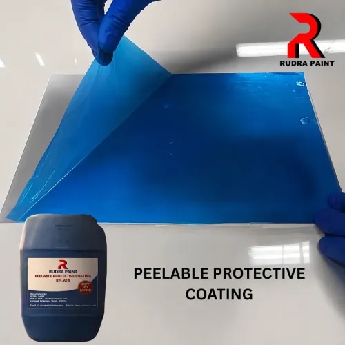 RP - 618

Enhance and protect your surfaces with our premium Peelable Protective Coating (RP-618). Designed for versatility and ease of use, this specialized coating provides a durable, flexible barrier that shields your valuable items against scratches, dust, moisture, and chemical exposure.

Whether you are looking to protect automotive parts, industrial machinery, delicate electronics, or home surfaces, RP-618 offers a seamless application that conforms perfectly to any shape. Its superior formula ensures high-performance defense during transit, storage, or manufacturing processes.

The standout feature of our coating is its effortless removal. When you are ready to reveal the protected surface, simply peel the film off in one clean motion—no harsh chemicals, scraping, or residue left behind. Perfect for both professional and DIY applications, this coating maintains the integrity of your surfaces while simplifying maintenance. Choose Rudra Paint’s reliable protection for a cleaner, safer, and more efficient workflow today.