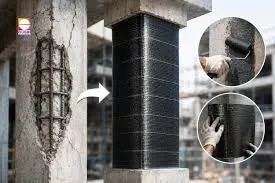 Carbon wrapping strengthening work Pu and Epoxy grouting product image