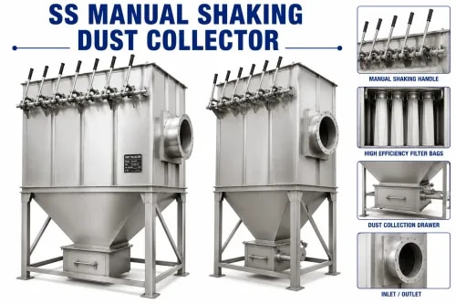 SS Manual Shaking Dust Collector product image