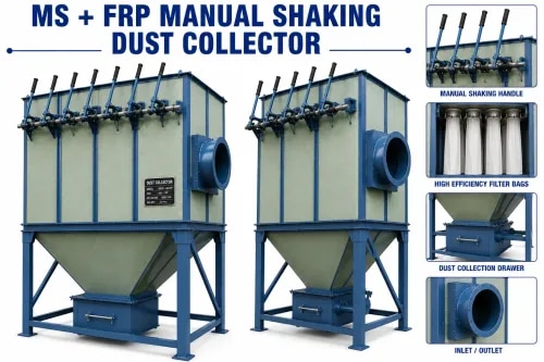 MS + FRP Manual Shaking Dust Collector product image