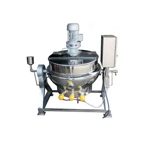 An SS Electric Steam Kettle is a piece of industrial cooking equipment commonly used in commercial kitchens, food processing facilities, and other foodservice establishments. Stainless steel construction ensures hygiene and makes the kettle suitable for use in food-related applications. They are commonly used in commercial kitchens, institutional settings, and food production facilities for preparing soups, sauces, pasta, rice, vegetables, and more. The electric heating element is responsible for generating steam within the steam jacket. SS Electric Steam Kettle is versatile and can be used for a wide range of cooking applications, including boiling, simmering, braising, and steaming.FAQs of SS Electric Steam Kettle:Q: What is the color of the SS Electric Steam Kettle?A: The color of the SS Electric Steam Kettle is silver.Q: Is the SS Electric Steam Kettle computerized?A: No, the SS Electric Steam Kettle is not computerized.Q: What is the material of the SS Electric Steam Kettle?A: The SS Electric Steam Kettle is made of stainless steel.Q: What is the control mode of the SS Electric Steam Kettle?A: The control mode of the SS Electric Steam Kettle is semi-automatic.Q: Does the SS Electric Steam Kettle come with a warranty?A: Yes, the SS Electric Steam Kettle comes with a warranty.