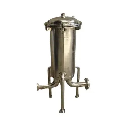 Minimum Order Quantity : 1 UnitDelivery Time : 5-10 Days Application : FilteringEfficiency : HighMaterial : Stainless SteelSealing : SealedUsage : IndustrialWarranty : YesDelivery Time : 5-10 DaysMain Domestic MarketAll IndiaPayment TermsCash in Advance (CID)Supply Ability : 10 Per MonthAn SS Single Cartridge Filter Housing is a type of industrial filtration equipment used to remove impurities and particles from liquids. This is typically constructed from high-grade stainless steel, offering durability, corrosion resistance, and compatibility with a wide range of liquids and operating conditions. The housing is designed to hold a single cartridge filter, which is inserted into the housing to perform the filtration process. They are commonly used in various industries for applications such as pre-filtration, clarification, and particle removal in liquids before further processing or use. SS Single Cartridge Filter Housing offers several advantages, including ease of installation, maintenance, and cleaning.FAQs of SS Single Cartridge Filter Housing:Q: What is the material of the SS Single Cartridge Filter Housing?A: The material used in this filter housing is stainless steel.Q: Is this filter housing suitable for industrial usage?A: Yes, this filter housing is designed for industrial usage.Q: What is the sealing type of this filter housing?A: The SS Single Cartridge Filter Housing is sealed.Q: What is the efficiency rate of this filter housing?A: The efficiency of this filter housing is high.Q: Does this filter housing come with a warranty?A: Yes, this filter housing comes with a warranty.