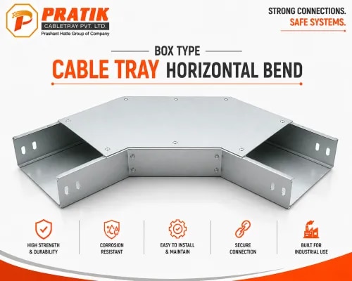 Box Type Cable Tray Horizontal Bend product image