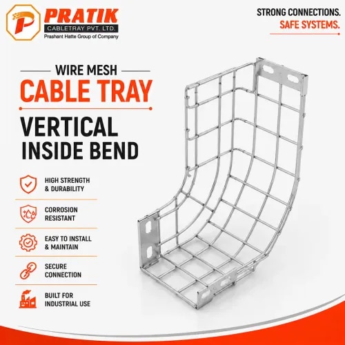 Wire Mesh Cable Tray Vertical Inside Bend product image