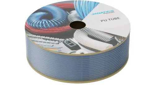 Polyurethane S-series tubes are hydrolysis resistant, more flexible and have lower mechanical properties than regular series. S-series have better suitability towards food contact related applications. Meets FDA, EU regulations. Recommended for food applications. Available colour Transparent Blue. ID available Dia 2 – 11mm. OD available Dia 4 – 16 mm.