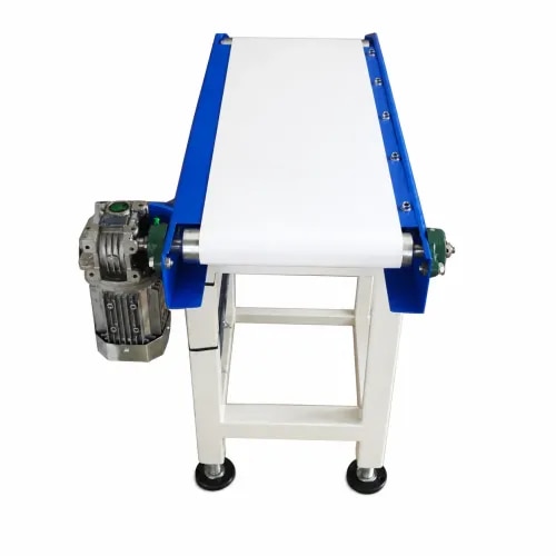 Minimum Order Quantity : 1 UnitDelivery Time : 5-10 Days Belt Conveyor : Flat BeltMaterial : Mild steelRoller Conveyor : Live PoweredStructure : BeltType : Belt ConveyorUsage : IndustrialWarranty : YesDelivery Time : 5-10 DaysMain Domestic Market : All IndiaPayment Terms : Cash in Advance (CID)Supply Ability : 10 Per MonthHorizontal Flat Belt Conveyors are a type of material handling equipment used to transport goods or materials horizontally on a flat surface. It offer a cost-effective and efficient solution for moving materials over short to medium distances with minimal manual intervention. They consist of a continuous belt made of various materials such as rubber, plastic, or metal, supported by rollers or pulleys at both ends. Horizontal Flat Belt Conveyors are commonly used in industries such as manufacturing, distribution, warehousing, and logistics for transporting goods, parts, or products along a horizontal path.FAQs of Horizontal Flat Belt Conveyors:Q: What is the usage of Horizontal Flat Belt Conveyors?A: Horizontal Flat Belt Conveyors are used in industrial settings to transport materials from one point to another.Q: What type of conveyor is Horizontal Flat Belt Conveyors?A: Horizontal Flat Belt Conveyors are belt conveyors with a flat belt structure.Q: Is the Roller Conveyor live powered in Horizontal Flat Belt Conveyors?A: Yes, the Roller Conveyor in Horizontal Flat Belt Conveyors is live powered.Q: What material is used to construct Horizontal Flat Belt Conveyors?A: Mild steel is used to construct Horizontal Flat Belt Conveyors.Q: Does Horizontal Flat Belt Conveyors come with a warranty?A: Yes, Horizontal Flat Belt Conveyors come with a warranty.