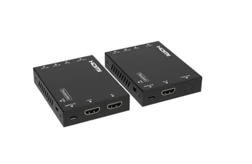 The CLA-TxRx70HDMI is a high-performance HDMI extender designed for seamless long-distance transmission of ultra-high-definition video and IR control. Supporting distances up to 70 meters over a single CAT6/6a cable, it ensures zero-delay and uncompressed signal delivery. With support for 4K@60Hz resolution, HDR formats, and advanced audio capabilities, it guarantees crystal-clear visuals and immersive sound. Featuring EDID pass-through and Power over Cable (PoC), it simplifies installation while ensuring compatibility and reliability—ideal for conference rooms, educational setups, and large display environments._____________________________________Features____________________________________________HDCP 2.2 ComplianceEnsures secure and reliable content protection for premium video sources.High-Speed PerformanceSupports up to 18Gbps bandwidth for smooth UHD transmission.4K Ultra HD ResolutionDelivers up to 4K@60Hz RGB/YCbCr 4:4:4 video quality.Extended TransmissionTransmits signals up to 70 meters over a single CAT6/6a cable.Advanced HDR SupportSupports HDR, HDR10, HDR10+, Dolby Vision, and HLG.Bi-Directional IR ControlAllows remote control of connected devices from both ends.Premium Audio SupportSupports LPCM 7.1, Dolby TrueHD, and DTS-HD Master Audio.EDID Copy FunctionEnsures compatibility between source and display devices.ARC & Audio De-EmbeddingExtracts audio via optical output with ARC support.Power over Cable (PoC)Bi-directional power supply reduces the need for separate adapters.Compact DesignSpace-saving form factor for easy installation in any setup.