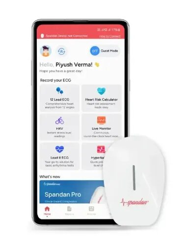 Sunfox Spandan Pro – 12-Lead Portable ECG Machine for Doctors | Medical-Grade ECG product image