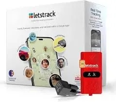 Letstrack GPS Vehicle Tracker | Real-Time Vehicle Tracking Device with Anti-Theft Alarm & Free SIM product image