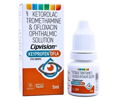 Ketorolac tromethamine ofloxacin eye drops are a prescription combination formulation that pairs an NSAID (ketorolac tromethamine) with a fluoroquinolone antibiotic (ofloxacin) in a single ophthalmic solution. Ketorolac reduces pain, inflammation, and irritation, while ofloxacin treats or prevents bacterial eye infections — making this combination especially useful after eye surgery, such as cataract or corneal refractive procedures, when both inflammation control and infection prevention are needed at the same time. It's generally well tolerated, with mild stinging or burning being the most common effect, and should only be used exactly as prescribed by an eye care professional.What Is Ketorolac Tromethamine Ofloxacin Eye Drops?This is a fixed-dose combination ophthalmic solution bringing together two distinct classes of medication:Ketorolac tromethamine — a nonsteroidal anti-inflammatory drug (NSAID) that blocks prostaglandin synthesis in the eye, reducing pain, inflammation, and irritationOfloxacin — a fluoroquinolone antibiotic that treats bacterial infections of the eye, including conjunctivitis and corneal ulcers, by inhibiting bacterial DNA replicationCombining the two addresses two separate clinical needs at once: controlling post-operative or allergy-related inflammation, and reducing the risk of bacterial infection during the eye's vulnerable healing period. This combination is commonly prescribed following cataract surgery, corneal refractive surgery, and other ocular procedures where both inflammation and infection risk need to be managed together.How This Combination Works (Mechanism of Action)Ketorolac's anti-inflammatory action — Blocks the cyclooxygenase (COX) enzyme pathway, reducing the production of prostaglandins, the chemical messengers responsible for pain, redness, and swelling in the eye.Reduced pain and irritation — With prostaglandin production suppressed, patients experience less post-surgical discomfort, itching, and burning.Ofloxacin's antibacterial action — Inhibits bacterial DNA gyrase and topoisomerase IV, enzymes bacteria need to replicate their DNA, effectively stopping bacterial growth.Infection prevention/control — By suppressing bacterial replication, ofloxacin helps prevent or treat infections that could otherwise complicate the eye's healing process after surgery or injury.Combined post-operative support — Together, the two components address both major risks during ocular recovery: uncontrolled inflammation and secondary bacterial infection.Clinical IndicationsUse CaseRole of the CombinationPost-cataract surgery careControls inflammation and pain while preventing bacterial infection during healingPost-corneal refractive surgery (e.g., LASIK)Reduces post-operative discomfort and infection riskBacterial conjunctivitis with inflammationTreats the underlying infection while easing associated redness and irritationCorneal injury or minor trauma (as directed)Supports healing by addressing both inflammation and infection riskSeasonal allergic conjunctivitis (ketorolac component)Relieves itching associated with seasonal eye allergiesThis combination is intended for short-term, doctor-directed use — not for long-term or repeated self-administration.Dosage GuidelinesParameterTypical GuidanceStandard doseOne drop in the affected eye(s), frequency as prescribed by your doctorCommon frequencyOften 2 to 4 times daily, depending on the condition being treated and product-specific labelingPost-surgical useUsually started shortly after surgery and continued for a defined post-operative period, as directedAdministration techniqueTilt head back, pull down the lower eyelid, instill the drop without touching the dropper tip to the eye, then close the eye gently for a minute or twoContact lens useAvoid wearing contact lenses during treatment unless your doctor says otherwiseDurationComplete the full prescribed course, even if symptoms improve early, to reduce the risk of antibiotic resistance or incomplete healingExact dosing frequency and treatment duration vary by brand formulation and the specific condition being treated — always follow your prescribing doctor's exact instructions rather than a generic schedule.Key BenefitsAddresses two major post-surgical risks — inflammation/pain and bacterial infection — in a single combination productReduces the need for two separate eye drop bottles, simplifying the post-operative care routineKetorolac's anti-inflammatory action helps improve comfort during the critical early healing window after eye surgeryOfloxacin's broad-spectrum antibacterial activity covers many common eye pathogensUseful for both surgical recovery and certain inflammatory/infectious conditions like allergic or bacterial conjunctivitis with associated discomfortPrecautionsShould be used strictly under the guidance of an ophthalmologist — not for self-directed or prolonged useDo not use alongside other NSAID eye drops, as this can increase the risk of bleeding and delayed healingUse with caution alongside steroid-containing eye drops, as combined use may increase infection riskUse with caution in patients who bleed easily or are on blood-thinning medication, due to ketorolac's NSAID effectsIf symptoms do not improve within the expected timeframe, or worsen, contact your doctor rather than continuing use independentlyAvoid contact lens wear during treatment unless specifically advised otherwiseDiscontinue immediately and contact your doctor at the first sign of a rash or allergic reactionNot recommended for infants under 1 year old (based on the ofloxacin component's approved age range)Side EffectsCommon side effects:Stinging or burning on applicationTemporary blurred visionEye redness or irritationDryness or excess tearingSensitivity to light (photophobia)Less common side effects:Itching or foreign body sensation in the eyeEyelid swellingMild headacheRare but serious side effects — seek immediate medical attention:Signs of an allergic reaction: hives, difficulty breathing, swelling of the face, lips, tongue, or throatSevere skin reaction: fever, sore throat, facial or tongue swelling, skin pain followed by a spreading red or purple rash with blisteringCorneal problems: persistent eye pain, corneal thinning, erosion, or non-healing of the eye surfaceWorsening infection symptoms despite treatmentMost side effects are mild and temporary; however, any signs of a serious allergic or corneal reaction require prompt medical attention.Comparison with AlternativesFeatureKetorolac + Ofloxacin CombinationSteroid + Antibiotic Combination (e.g., Dexamethasone + Tobramycin)Anti-inflammatory mechanismNSAID (COX inhibition)Corticosteroid (broader immune suppression)Infection risk with prolonged useLower relative infection-masking riskHigher risk of masking infection with prolonged steroid useTypical use casePost-operative pain/inflammation with infection preventionBroader inflammatory eye conditions requiring stronger anti-inflammatory controlIntraocular pressure effectMinimal IOP effect from ketorolacSteroids can raise intraocular pressure with prolonged useYour ophthalmologist will select the combination best suited to your specific procedure, condition, and risk factors.Key Statistics[Placeholder — pending clinical/regulatory team verification. Do not publish without confirmed source citation for post-operative infection rate reduction data, comparative efficacy figures, or incidence rates of reported adverse effects for this specific combination product.]Expert Insight[Placeholder — reserved for a quote from a qualified ophthalmologist or clinical reviewer. Do not publish without a verified, attributable expert quote.]Frequently Asked Questions1. What is ketorolac and ofloxacin eye drops used for?This combination is used to control pain, inflammation, and irritation while also preventing or treating bacterial infection in the eye — most commonly after cataract or corneal refractive surgery, and sometimes for infected, inflamed conditions like bacterial conjunctivitis.2. Is ketorolac eye drops safe to use?Ketorolac eye drops are generally safe when used as prescribed by a doctor for approved indications like post-surgical inflammation or allergic conjunctivitis. As with any NSAID, it should be used with caution in people who bleed easily or take blood thinners, and not combined with other NSAID eye drops.3. Is ofloxacin safe for eyes?Yes, ofloxacin eye drops are considered safe and are widely prescribed for bacterial eye infections when used as directed. Common effects are mild and temporary, such as stinging or light sensitivity; serious reactions are rare but should be reported to a doctor immediately if they occur.4. Is ketorolac safe for eyes?Ketorolac eye drops are safe for ophthalmic use when prescribed appropriately and used according to your doctor's instructions. It's an established NSAID with a long history of use for post-surgical pain and allergic conjunctivitis, though it requires caution in certain patients, such as those with bleeding disorders.5. How many times a day can you use ketorolac eye drops?This depends on the condition being treated and your doctor's specific prescription — commonly this is 2 to 4 times daily. Always follow your doctor's exact dosing instructions rather than a generic schedule, since frequency varies by indication and product.6. Does ketorolac reduce eye pressure?No, ketorolac is not used to reduce intraocular eye pressure. It works as an anti-inflammatory pain reliever by blocking prostaglandin production, not as a pressure-lowering agent. Medications specifically designed to reduce eye pressure, such as those used in glaucoma, work through different mechanisms and are a separate category of treatment.ConclusionKetorolac tromethamine ofloxacin eye drops offer a practical, combined solution for two of the most important concerns during eye recovery: controlling inflammation and pain, and preventing bacterial infection. By pairing an established NSAID with a trusted fluoroquinolone antibiotic, this combination simplifies post-operative care, particularly after cataract or corneal refractive surgery, while addressing allergic and infectious inflammatory conditions when appropriate. Most side effects are mild and temporary, though the combination should always be used exactly as prescribed, with attention to precautions around other eye medications, bleeding risk, and contact lens use. As with any prescription ophthalmic treatment, ongoing follow-up with your ophthalmologist ensures the medication is working as intended and any concerns are addressed early.