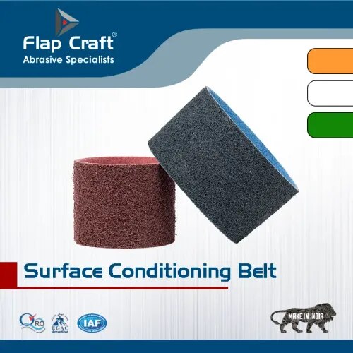 Surface Conditioning Belts are used for Mat Finish on Stainless Steel. These are available in various grits and sizes.3.5