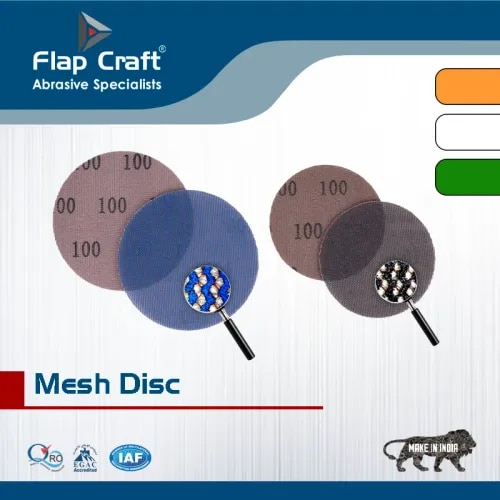 Ceramic Disc and Blue Fired Aluminium Oxide Disc are premium abrasive sanding discs designed for high-performance grinding, sanding, blending, deburring, and surface finishing applications. Engineered with advanced abrasive grains, these discs deliver fast cutting action, superior durability, and consistent finishing performance across a wide range of materials.Specifications:1.  Ceramic DiscDiameter (mm): 125 & 150Thickness: N/AAbrasive Material: CeramicAvailable Grits: #60, #80, #100, #120, #180 & #240Applications: Heavy Grinding, Sanding, Deburring, Blending & Surface FinishingSuitable Materials: Stainless Steel, Mild Steel, High Alloy Steel & Other Hard MetalsFeatures: Fast Cutting, High Stock Removal, Heat Resistant, Long Service Life & Consistent Performance2. Blue Fired Aluminium Oxide DiscDiameter (mm): 125 & 175Thickness: N/AAbrasive Material: Aluminium OxideAvailable Grits: #60, #80, #100, #120, #150, #180, #240, #320, #400 & #600Applications: Sanding, Surface Preparation, Deburring, Blending & FinishingSuitable Materials: Stainless Steel, Mild Steel, Aluminium, Brass, Copper, Wood & CompositesFeatures: Premium Blue Fired Aluminium Oxide Grain, Uniform Finish, High Durability, Excellent Cutting Performance & Extended Abrasive Life