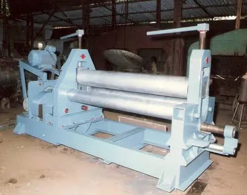Plate Bending MachineA Plate Bending Machine is an advanced industrial machine designed to bend and roll metal plates into cylindrical, conical, and curved shapes with exceptional accuracy. It is widely used in industries such as fabrication, pressure vessel manufacturing, boiler production, structural engineering, shipbuilding, automotive, aerospace, and heavy engineering. Built with robust construction and precision-engineered rollers, the machine delivers consistent bending performance while reducing production time and material wastage.Our Plate Bending Machines are manufactured using high-grade components to ensure maximum strength, durability, and long service life. They are capable of handling a wide range of materials, including mild steel, stainless steel, aluminum, copper, and other metal alloys. Available in manual, hydraulic, and CNC-operated models, these machines are suitable for both small-scale workshops and large industrial manufacturing facilities.Designed for high productivity, our machines offer smooth operation, accurate rolling, easy maintenance, and superior safety features. The adjustable roller mechanism ensures precise bending angles and uniform curvature, making them ideal for producing tanks, silos, pipelines, ducts, chimneys, storage vessels, and custom-fabricated metal components.Whether you require a compact machine for light fabrication or a heavy-duty solution for large-scale production, our Plate Bending Machines are engineered to meet the highest quality standards and deliver reliable performance under demanding working conditions.FeaturesHeavy-duty fabricated steel constructionHigh-precision plate rolling and bendingSuitable for mild steel, stainless steel, aluminum, and other metalsAvailable in manual, hydraulic, and CNC modelsEasy operation with minimal maintenanceHigh productivity and energy-efficient performanceRobust rollers for accurate and uniform bendingLong operational life with reliable performanceSafe and user-friendly controlsCustom machine sizes and capacities availableApplicationsPressure vessel manufacturingStorage tank fabricationBoiler manufacturingSteel fabrication industriesPipe and duct manufacturingStructural engineering projectsShipbuilding industryChemical and pharmaceutical equipmentOil & gas fabricationIndustrial equipment manufacturingIf you are looking for a reliable Plate Bending Machine for industrial metal rolling and bending applications, we provide high-quality machines that ensure precision, efficiency, and long-lasting performance. Contact us today to find the ideal plate bending solution for your manufacturing requirements.