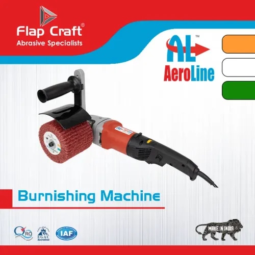 This Burnishing Machine cum Balloon Sander is for Stainless Steel Flat Surface finishing. With 4