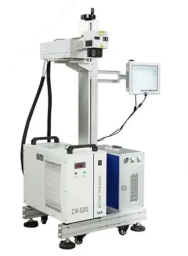 Product Details:Minimum Order Quantity 1 PieceLaser Type FiberForm Factor OnlineMachine Type AutomaticCooling System Water CooledBrand JPTMarking Area 100 x 100 mmMarking Speed 6000 mm/sOne pass (depends on material) SubtatreMinimum Line Width 10 mmWhole Machine Power 220Surfacing capacity upto 300 mmMaximum working Area 300 mmLaser Power 20 WPower Consumption 800 WSuitable For MetalOther Details:Laser marking system help customers achieve high-quality and high-speed printing in various production situations. The printing content is flexible, not restricted by fonts, coding or graphics.It is an ideal solution for high-speed and complex coding request in food, beverage, cosmetic, pharmaceutical and extrusion industrials.