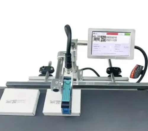 Product Details:Printing Technology TIJBrand 100 Piece/MinMounting OnlineMax Print Height 13–25 mmModel Name/Number Mx2Ink Type Solvent BasedSupported Surface Wood, Pouch Film, Metal, Paper, Glass, Carton Board, PlasticCapacity 300 Packet/minuteProduction Speed 100 Piece/MinObject Size ( L x W)MM 12.7 mmMax Print Lines More Than 4 LinesPower cable connection length 3Interface Touch ScreenNo Of Print Heads 1 HeadPrint Speed 60Country of Origin Made in IndiaOther Details :Smart Variable Date Marking Machine Industrial Automatic Batch Inkjet Date Coding Device widely used for Bottle, Carton, Medicine Box, Plastic Jars, Brucket, Boards, Pipe, Cable, Electronic Parts etc.Model MX2 Batch Coding MachineNozzle TIJ 2.5 Thermal foaming nozzleOperating system LinuxCPU Quad core 1.4HzDPI 600 maximumScreen size 5 inchLanguage English, Chinese, Turkish, Arabic, Korean, ItalianShape features Aluminum alloyDimension Controller: 130*100*42mm, Print head: 90*110*107mmNet weight Controller: 0.5KG, Print head: 0.5KGPrinting height 12.7*2 mm Printing distance 2-5 mmPrint content Text, time, batch number, serial number, logo, QR code, barcodeStorage the system can store more than 1000 message (external USB makethe information transfer in a free way)Printing length 2000 characters for each message, no limitation on lengthExternal interface USB, Photoelectric interface, RS232Powerconsumption 30 WWorkingenvironment Temperature:0 - 45 best 20-30 Humidity: 40% - 60% RhPrinting material board, carton, stone, pipe, cable, metal, plastic product, electronic, thefiber board, light steel keel, aluminum foil, etc.Additional Information:Delivery Time: 1DAY
