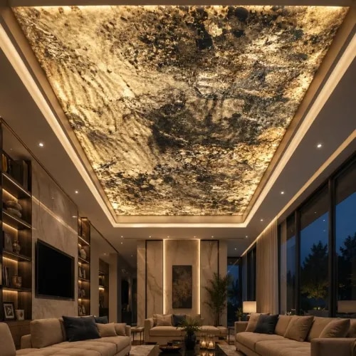 The Complete Engineering and Architectural Guide to Flexible Stone Veneer: The Evolution of Natural Stone Surfaces
For centuries, natural stone has stood as the ultimate symbol of permanence, luxury, and structural strength in architecture. From the marble palaces of antiquity to the granite skyscrapers of the modern era, the raw texture and diverse color variations of quarried rock are highly prized by designers worldwide.

However, traditional stone installation comes with major challenges: it is incredibly heavy, expensive to transport, labor-intensive to quarry, and structurally limited to flat, load-bearing surfaces. It cannot easily bend around smooth columns, cover lightweight interior partitions, or scale massive exterior structures without complex engineering support.

Enter Flexible Stone Veneer—a material innovation that changes how we use natural stone.

Flexible stone veneer is a true engineering breakthrough that splits real stone down to a fraction of a millimeter while keeping its authentic face texture intact. By bonding this ultra-thin natural stone layer to a flexible backing, manufacturers have created a material that bends, cuts with standard woodworking tools, and weighs less than 95% of traditional stone slabs.

This comprehensive guide covers the technical properties, manufacturing processes, high-performance qualities, and diverse applications of modern flexible stone veneer systems.

What is Flexible Stone Veneer?
Flexible stone veneer is not an imitation or faux-printed stone substitute. It is a 100% genuine natural stone surface engineered through a specialized extraction process.

The Natural Stone Face Layer ($0.1text{mm} - 0.5text{mm}$ thick): This outermost layer consists of real slate, schist, quartzite, marble, or sandstone pulled directly from quarry blocks. It retains the natural split-face textures, mineral variations, and geological patterns of the earth.
The Bonding Matrix: A layer of high-tensile structural polymer resin or specialized fiberglass matrix that flows into the microscopic pores of the stone, locking the face layer to its backing.
The Backing Medium: Depending on the intended application, the backing is typically composed of structural fiberglass mesh for stiffness and exterior strength, or a soft cotton/polyester fabric for extreme flex fabric requirements and interior radius curves.