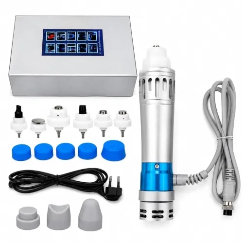 The K-Star KT43 shockwave therapy machine is an advanced physiotherapy solution designed for professional rehabilitation, sports recovery, and wellness applications. Featuring a modern touch screen interface, powerful performance up to 7 Bar pressure, and multiple applicator heads, this premium shockwave machine delivers precision and convenience for professional therapy environments. Engineered for clinics, physiotherapy centers, rehabilitation facilities, and wellness professionals, this physiotherapy shockwave machine combines advanced technology with user-friendly operation. Its compact and portable design makes it an ideal portable shockwave therapy machine for both fixed clinical setups and mobile therapy services. The KT43 functions as a professional shockwave therapy device and extracorporeal shockwave therapy machine, featuring adjustable parameters and an intuitive touch screen system for efficient treatment customization. The responsive display allows practitioners to quickly access settings and therapy programs. Designed as a high-performance touch screen shockwave machine, this system offers consistent energy delivery and reliable operation. The ergonomic applicators support various therapy requirements, making it a dependable professional shockwave system for modern physiotherapy practices. This versatile professional shockwave machine also serves as a radial shockwave therapy machine, providing powerful pressure output and multiple treatment options. Its durable construction and advanced functionality make it suitable for demanding professional environments. The KT43 operates as premium shockwave physiotherapy equipment, shockwave treatment machine, and rehabilitation shockwave therapy machine, helping clinics and therapists expand their therapy capabilities. The portable design enables convenient transportation between treatment rooms or locations. Whether used as a portable physiotherapy machine, shockwave massager machine, clinic shockwave machine, shockwave therapy system, portable shockwave therapy machine with touch screen display, professional physiotherapy shockwave device, shockwave therapy machine for clinic use, portable shockwave machine for physiotherapy center, touch screen shockwave therapy device for professionals, shockwave therapy machine with adjustable settings, sports rehabilitation shockwave therapy equipment, portable shockwave therapy system with multiple heads, advanced physiotherapy shockwave therapy device, clinic grade shockwave therapy machine, shockwave treatment equipment for professional use, portable radial shockwave therapy machine, radial shockwave machine, shockwave therapy machine portable, touch screen shockwave device, portable physiotherapy therapy equipment, professional shockwave system, Portable Shockwave Device, best shockwave therapy machine, professional shockwave therapy device, or clinic shockwave equipment, the K-Star KT43 delivers professional-grade performance, portability, and advanced functionality for modern physiotherapy applications.