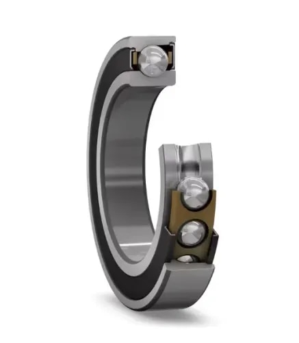 SKF Angular Contact Ball Bearings Supplier in Delhi NCR | Suresh Bearing CompanySKF Super-Precision Angular Contact Ball Bearings Dealer & Supplier in Delhi NCRSuresh Bearing Company is a trusted dealer, distributor, and supplier of genuine SKF Angular Contact Ball Bearings in Delhi NCR. We offer a comprehensive range of SKF super-precision angular contact ball bearings designed for high-speed, high-accuracy, and demanding industrial applications. Whether you require bearings for CNC machine spindles, machine tools, robotics, or precision engineering equipment, we provide authentic SKF products at competitive prices with prompt delivery across India.SKF manufactures super-precision angular contact ball bearings for shaft diameters ranging from 6 mm to 360 mm. Available in multiple ISO dimension series and configurations, these bearings deliver exceptional rigidity, low friction, high rotational accuracy, and long service life.Features of SKF Angular Contact Ball BearingsGenuine SKF super-precision bearingsBore sizes from 6 mm to 360 mmAvailable in 15° and 25° contact anglesHigh-speed and high-precision performanceLow vibration and reduced operating noiseExcellent axial and radial load carrying capacityHigh stiffness for precision machiningAvailable in single, duplex, triplex, and matched bearing setsLong service life with superior reliabilitySuitable for grease and oil lubricationPopular SKF Angular Contact Ball Bearing ModelsModel	Bore (mm)	Outside Diameter (mm)	Width (mm)	Contact Angle	Dynamic Load Rating7000 ACD/P4ADGD	10	26	16	25°	6.5 kN7000 CD/HCP4A	10	26	8	15°	4.1 kN7000 CD/P4ADBA	10	26	16	15°	6.63 kN7001 ACD/P4ADGA	12	28	16	25°	7.02 kN7001 CD/P4A	12	28	8	15°	4.49 kN7002 ACD/P4A	15	32	9	25°	4.94 kN7002 CD/P4A	15	32	9	15°	5.20 kN7002 CE/P4ADT	15	32	18	15°	7.15 kNApplicationsSKF Angular Contact Ball Bearings are widely used in:CNC Machine SpindlesVertical and Horizontal Machining CentersGrinding MachinesMilling MachinesTurning CentersHigh-Speed Industrial SpindlesRobotics and Automation SystemsAerospace EquipmentMedical EquipmentPrecision Measuring InstrumentsTextile MachineryPackaging MachineryWhy Choose Suresh Bearing Company?Suresh Bearing Company has been supplying premium-quality industrial bearings to customers across Delhi NCR and India. We are committed to providing genuine SKF bearings with technical support and competitive pricing for industries of all sizes.Our AdvantagesAuthorized-quality SKF bearing supplierExtensive stock of SKF angular contact ball bearingsCompetitive wholesale and retail pricesTechnical product selection assistanceFast delivery across Delhi NCR and IndiaGenuine products with manufacturer warrantyExperienced industrial bearing specialistsReliable after-sales supportIndustries We ServeAutomotive IndustryMachine Tool ManufacturingSteel PlantsPaper MillsCement IndustryPower PlantsFood ProcessingTextile IndustryPharmaceutical ManufacturingIndustrial AutomationEngineering WorkshopsAvailable SKF Bearing SeriesSKF 7000 SeriesSKF 718 SeriesSKF 719 SeriesSKF 7200 SeriesSuper-Precision Spindle BearingsMatched Bearing SetsHybrid Ceramic BearingsOpen and Sealed BearingsWhy SKF Angular Contact Ball Bearings?SKF Super-Precision Angular Contact Ball Bearings are engineered to deliver exceptional performance in applications where speed, accuracy, and reliability are essential. Their optimized internal geometry, advanced materials, and precision manufacturing ensure reduced friction, higher spindle speeds, excellent rigidity, and extended service life.SKF Angular Contact Ball Bearings Dealer & Supplier in Delhi NCR | Suresh Bearing CompanySuresh Bearing Company is a trusted supplier and dealer of genuine SKF Angular Contact Ball Bearings in Delhi NCR. We offer SKF 7000 Series super-precision spindle bearings for CNC machines, industrial machinery, and precision engineering applications at competitive prices.SKF Angular Contact Ball Bearings Dealer Delhi, SKF Bearing Supplier Delhi NCR, SKF Super Precision Bearings, SKF 7000 Series Bearings, SKF Spindle Bearings, Angular Contact Ball Bearings Supplier India, SKF Precision Bearings Dealer, CNC Spindle Bearings Delhi, SKF Machine Tool Bearings, Suresh Bearing Company Delhi.