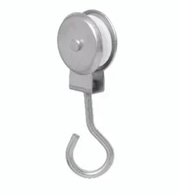 GI Single Wheel Cable Trolley with Hook product image