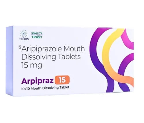 ARPIPRAZ 15 is a mouth-dissolving tablet containing Aripiprazole 15 mg, prescribed for schizophrenia, bipolar disorder, autism-related irritability, Tourette's disorder, and as an add-on to antidepressants for major depressive disorder. Unlike many antipsychotics that fully block dopamine, Aripiprazole acts as a partial dopamine agonist, fine-tuning rather than shutting down dopamine activity — which can mean fewer movement-related side effects for some patients. The tablet dissolves on the tongue without water, helping patients who struggle with swallowing. It's not considered habit-forming but must be taken exactly as prescribed and never stopped abruptly. Prescription only – consult your doctor.Meta Title Options (50–60 characters)ARPIPRAZ 15 Price – Aripiprazole MD Tablet | Steris (Recommended)ARPIPRAZ 15 – Aripiprazole Mouth Dissolving TabletARPIPRAZ 15 Price – Schizophrenia & Bipolar CareAripiprazole 15mg MD Tablet – ARPIPRAZ PriceARPIPRAZ 15 – Antipsychotic for Multiple ConditionsRationale: Option 1 leads with the “Price” anchor required for this Schedule H drug, keeps the brand searchable alongside the generic name, and fits within the 50–60 character band.Meta Description (140–160 characters)ARPIPRAZ 15 (Aripiprazole 15mg MD) treats schizophrenia, bipolar disorder & more. Check price online. Prescription only – consult your doctor first.Full CMS ArticleARPIPRAZ 15: Aripiprazole Mouth Dissolving Tablet for Schizophrenia, Bipolar Disorder, and Related ConditionsTL;DR / AI Mode SummaryARPIPRAZ 15 supplies Aripiprazole 15 mg in a mouth-dissolving format, used across a broader range of conditions than many antipsychotics — schizophrenia, bipolar disorder, autism-related irritability, Tourette's disorder, and as an adjunct to antidepressant therapy in major depressive disorder. Its defining feature is a partial dopamine agonist mechanism: rather than fully blocking dopamine like older antipsychotics, it modulates it, which is associated with a comparatively lower risk of certain movement side effects. The dissolving tablet skips the need for water, supporting patients who find conventional tablets hard to swallow.What Sets ARPIPRAZ 15 Apart?Most antipsychotic medicines work by blocking dopamine receptors outright. Aripiprazole takes a different approach — it acts as a partial agonist, meaning it can either boost or dampen dopamine activity depending on what the brain's current chemical state calls for. This “smart stabilizer” action is one reason Aripiprazole is prescribed across such a wide span of psychiatric conditions, from psychotic disorders to mood conditions to certain neurodevelopmental and tic-related presentations.Composition at a GlanceAttribute	DetailBrand Name	ARPIPRAZ 15Active Ingredient	AripiprazoleStrength	15 mgForm	Mouth Dissolving Tablet (MD)Drug Class	Atypical Antipsychotic — Partial Dopamine AgonistSchedule Status	Schedule H – Prescription OnlyConditions ARPIPRAZ 15 Is Prescribed ForSchizophrenia — helps ease hallucinations, delusions, disorganized thought, social withdrawal, and reduced motivation, supporting better day-to-day and social functioning.Bipolar I Disorder — used for acute manic and mixed episodes, as well as maintenance therapy aimed at reducing relapse.Major Depressive Disorder (adjunct) — added alongside antidepressants when depression hasn't responded fully to antidepressant treatment alone.Irritability Linked to Autism Spectrum Disorder — may reduce aggression, irritability, outbursts, and self-injurious behavior in eligible patients.Tourette's Disorder — can reduce the frequency and intensity of motor and vocal tics for some patients.Mechanism of ActionAripiprazole works on three key receptor systems:Dopamine D2 receptors — partially activated rather than fully blocked, helping normalize rather than suppress dopamine signalingSerotonin 5-HT1A receptors — contributing to mood stabilization and reduced anxietySerotonin 5-HT2A receptors — supporting the reduction of psychotic symptomsTogether, this receptor profile helps ease hallucinations and delusions, stabilize mood swings, reduce anxiety, and support clearer cognitive functioning — while the partial-agonist approach is associated with a comparatively lower likelihood of certain movement-related side effects compared to older-generation antipsychotics.Directions for UseTake ARPIPRAZ 15 strictly as your doctor prescribes.Place the tablet on the tongue and let it dissolve fully — no water is typically needed.Don't chew or crush it unless your doctor specifically advises otherwise.Take it at a consistent time each day.Continue the full course even once you start feeling better, unless your doctor says otherwise.Never discontinue suddenly on your own — stopping abruptly can bring symptoms back.Possible Side EffectsCommonly reported:HeadacheDizzinessNausea or vomitingConstipationDry mouthRestlessnessAnxietyInsomniaFatigueIncreased appetiteWeight changesSerious — seek immediate medical attention for:Severe allergic reactionsHigh fever combined with muscle stiffnessSeizuresDifficulty swallowingUncontrolled body movementsFaintingIrregular heartbeatSuicidal thoughts or sudden behavioral changesPlaceholder: incidence rates and comparative trial data pending qualified clinical reviewer sign-off before publication.Talk to your doctor promptly if any side effect feels severe or doesn't improve.Who Should Be CautiousLet your doctor know before starting if you have any of the following:DiabetesHeart disease, or high or low blood pressureLiver or kidney impairmentSeizure disordersParkinson's diseaseDementiaA history of strokeA history of substance useLong-term treatment often includes periodic checks of blood sugar, body weight, and general health.Pregnancy & BreastfeedingAripiprazole should be used in pregnancy or while breastfeeding only if a doctor determines the benefits outweigh the potential risks. This decision should always be made in consultation with your healthcare provider.Drug Interactions to Flag for Your DoctorARPIPRAZ 15 can interact with:Antidepressants and anti-anxiety medicinesAntiepileptic drugsBlood pressure medicationsCertain antifungal medicines and antibioticsHIV medicationsSleeping pillsAlcoholShare a complete list of everything you're taking — prescription drugs, over-the-counter products, vitamins, and herbal supplements — with your prescriber before starting treatment.Precautions & StorageTake only as prescribed; don't adjust the dose independently.Avoid alcohol during treatment.Store below 25°C, in the original packaging, away from moisture and direct sunlight.Keep out of reach of children.Don't use beyond the printed expiry date.How ARPIPRAZ 15 Compares to Other AntipsychoticsFeature	Older-Generation Antipsychotics	ARPIPRAZ 15 (Aripiprazole)Dopamine Action	Full receptor blockade	Partial agonist — modulates rather than blocksMovement-Related Side Effect Risk	Comparatively higher	Comparatively lower for many patientsRange of Approved Uses	Typically narrower	Broader — includes autism-related irritability and Tourette'sAdministration	Usually standard tablets	Available in swallow-free MD formatNote: The right antipsychotic and formulation is a clinical decision made by a psychiatrist based on individual patient factors.Why Choose ARPIPRAZ 15?Beyond its versatility across several psychiatric and neurodevelopmental conditions, ARPIPRAZ 15's mouth-dissolving format removes a real practical hurdle for patients who struggle with regular tablets. It isn't considered habit-forming, and its partial-agonist mechanism offers a distinct option for psychiatrists balancing symptom control against side-effect tolerability. Manufactured to consistent quality standards, it's built for dependable day-to-day use under medical supervision.ConclusionWhether the goal is easing psychotic symptoms, stabilizing mood in bipolar disorder, supporting antidepressant therapy, or reducing irritability and tics in specific conditions, ARPIPRAZ 15 offers a versatile treatment option built on Aripiprazole's distinctive dopamine-modulating action. Its dissolving tablet format simplifies daily dosing, and with consistent use under a psychiatrist's care, it supports steadier symptom management over time. Prescription only – consult your doctor.Frequently Asked QuestionsWhat is ARPIPRAZ 15 used for? It treats schizophrenia, bipolar disorder, autism-related irritability, and Tourette's disorder, and is used as an add-on treatment for major depressive disorder.Can it be taken without water? Yes, it's a mouth-dissolving tablet designed to break down on the tongue without needing water.Is ARPIPRAZ 15 habit-forming? No, Aripiprazole isn't considered habit-forming, though it should always be used under medical supervision.Can I stop taking it once I feel better? No — stopping without medical guidance can cause symptoms to return; any discontinuation should be doctor-directed.Does it cause weight gain? Some patients notice weight changes during treatment; a balanced diet and regular activity can help manage this.How is ARPIPRAZ 15 different from other antipsychotics? It works as a partial dopamine agonist rather than fully blocking dopamine, which is linked to a lower risk of certain movement-related side effects for many patients.Can this medicine be used for depression? Yes, it's sometimes added alongside antidepressants when depression hasn't responded fully to antidepressant treatment alone.Is it suitable for autism-related irritability? It's prescribed for irritability associated with autism spectrum disorder in eligible patients, under a specialist's guidance.Does ARPIPRAZ 15 interact with alcohol? Yes, alcohol should generally be avoided during treatment, as it may affect the medicine's tolerability.What serious symptoms require urgent medical attention? Severe allergic reactions, high fever with muscle stiffness, seizures, uncontrolled movements, fainting, irregular heartbeat, or sudden behavioral changes need immediate care.What health conditions should I mention to my doctor beforehand? Diabetes, heart disease, blood pressure issues, liver or kidney impairment, seizure disorders, Parkinson's disease, dementia, stroke history, and substance use history should all be disclosed.Can ARPIPRAZ 15 be used in pregnancy? Only if your doctor determines the benefits outweigh potential risks — this should always be discussed directly with your healthcare provider.Does this medicine interact with other drugs I'm taking? It can interact with several medicine classes, including antidepressants, antiepileptics, blood pressure drugs, and certain antibiotics or antifungals — share your full medication list with your doctor.Is a prescription required to purchase ARPIPRAZ 15? Yes, it's a Schedule H medicine dispensed only against a valid doctor's prescription.How long does it take to see results? Response time varies by condition and individual; your psychiatrist will track progress through follow-up visits.[Steris Healthcare Footer] Manufactured and marketed by Steris Healthcare Pvt. Ltd. — a WHO-GMP and ISO-certified pharmaceutical manufacturer. For queries, reach us at contact@sterispharma.com or +91 8824175417. This content is for informational purposes only and does not replace professional medical advice. Prescription only – consult your doctor.