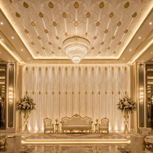 Modern surface design continuously seeks products that combine rich cultural aesthetics with industrial durability. Decorative PVC More Pankh Panels—widely known as peacock feather PVC wall panels, 3D textured More Pankh sheets, or vinyl accent cladding—represent a breakthrough in interior finish materials. By marrying the deep, symbolic geometry of the traditional Indian More Pankh (peacock feather) with the engineering advantages of specialized Polyvinyl Chloride (PVC), these panels provide a stunning architectural treatment for high-visibility accent walls, ceilings, and spiritual zones (Mandirs).Peafowl iconography has held deep aesthetic, spiritual, and architectural significance across South Asia and global design traditions for millennia, symbolizing prosperity, grace, and protective energy. Historically, introducing this motif required intricate, hand-painted murals, delicate glass mosaics, or expensive carved timber assemblies. Modern PVC extrusion, hot-stamping, and vacuum-press technologies make it possible to reproduce this complex visual texture as high-strength, lightweight panels that install in a fraction of the time.