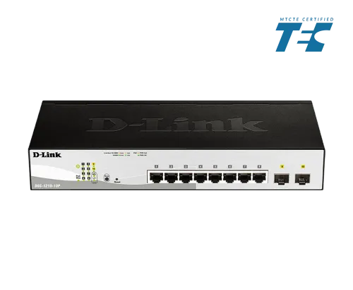 10 Ports D-Link Network Switch DGS-1210-10P product image