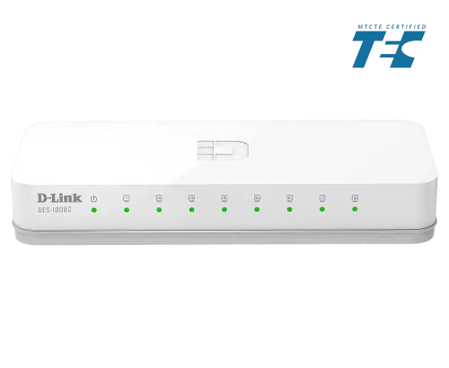 D-Link Network Switch (DES-1008C) 8 Port 10/100 Switch product image