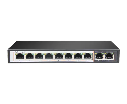 D-Link Network Switch (DGS-F1010P-E) 10 Port Gigabit with PoE product image