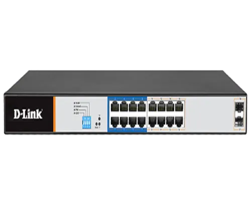 D-Link Network Switch (DGS-F1018P-E) 18 Port Gigabit with PoE product image
