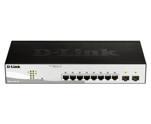 D-Link Network Switch (DGS-1210-10) 8 Port Managed Gigabit product image