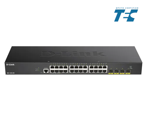 D-Link Network Switch (DGS-1250-28X) 24 Port Managed with 10G product image