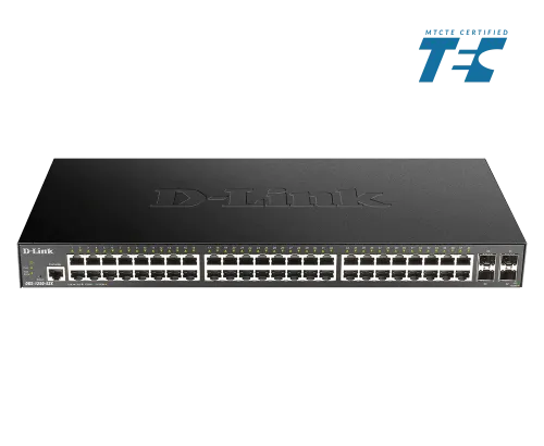 D-Link Network Switch (DGS-1250-52X) 48 Port Managed with 10G product image