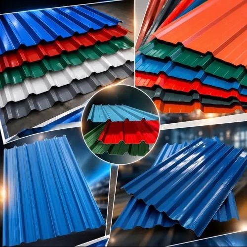 Developed with advent technology, these color profile sheets are suitable to cover different warehouses, sheds and temporary houses. We offer these color profile sheets in different sizes and colors.Features:Corrosion resistanceHigh durabilityEasy installationElevated strengthLight weight