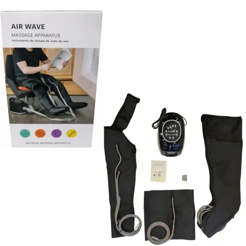 The K-STAR Air Compression Therapy System is a professional-grade therapy device designed to support circulation, muscle recovery, and relaxation. This advanced air compression therapy system uses controlled air pressure to deliver effective compression therapy across the legs and feet. Featuring an innovative 4 chamber leg and foot massager, the device provides targeted compression therapy for calves, legs, and feet. The air compression leg massager works effectively as a leg and foot compression therapy system, helping reduce muscle fatigue and improve blood circulation. The circulation improvement massager stimulates blood flow through rhythmic pressure therapy, making it useful for individuals who stand for long hours or experience leg discomfort. The leg muscle recovery massager also supports post-workout recovery and sports therapy. This versatile foot compression therapy device works as an advanced air pressure leg massage machine, delivering comfortable pressure massage that helps reduce stiffness and soreness. The leg pain relief compression massager is ideal for relaxation after daily activities. Designed for both professional and personal use, the electric compression therapy system works as a reliable physiotherapy leg compression device used in clinics, rehabilitation centers, and home therapy. The sports recovery leg massager and leg circulation therapy machine help improve circulation and muscle relaxation. Additionally, the foot and calf compression massager provides soothing therapy for the lower legs, supporting overall comfort and recovery.