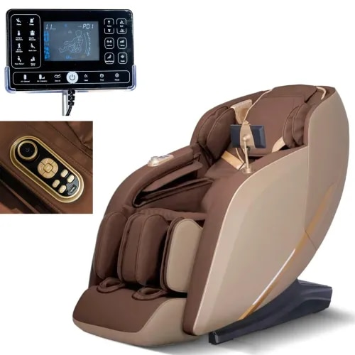 The K-Star Massage chair is a premium wellness solution designed to deliver a relaxing and comfortable massage experience in the convenience of your home or office. This advanced full body massage chair combines ergonomic design, intelligent massage functions, and luxurious comfort to support everyday relaxation and wellness routines. Designed as a high-performance electric massage chair and massage recliner chair, the features multiple massage modes that help create a soothing experience for the back, neck, shoulders, waist, hips, and legs. The ergonomic structure supports comfortable seating while providing a complete relaxation experience. This versatile recliner massage chair functions as a dependable body massage chair, massage sofa chair, and luxury massage chair, making it an excellent addition to living rooms, wellness spaces, offices, and relaxation areas. The reclining design allows users to enjoy comfortable massage sessions while resting. This chair also serves as an advanced shiatsu massage chair, home massage chair, automatic massage chair, and vibration massage chair, offering multiple massage programs designed to suit different relaxation preferences. The intelligent controls allow convenient selection of massage modes for personalized comfort. Designed for modern wellness needs, this zero gravity massage chair and reclining massage chair provides a luxurious massage experience. Its premium construction and comfortable cushioning make it suitable for daily use while enhancing overall comfort and relaxation. This sophisticated wellness massage chair, premium massage chair, massage therapy chair, smart massage chair, and massage relaxation chair is engineered to provide consistent comfort and support. The elegant appearance complements modern interiors while offering practical functionality. Whether used as a full body electric massage chair for home use, massage recliner chair with multiple massage modes, luxury massage chair for complete body relaxation, electric massage chair for back neck shoulder and legs, automatic reclining massage chair with vibration function, premium full body massage recliner chair, smart massage chair for home and office, body massage chair with multiple massage programs, electric wellness massage chair for daily relaxation, ergonomic electric massage chair, professional massage chair for relaxation, home use luxury massage chair, massage seating chair, luxury body massage chair, Smart body Massage Chair, best full body massage chair, premium recliner massage chair, or automatic full body massager chair, the K-Star Full Body Massage Chair delivers exceptional comfort, relaxation, and everyday wellness support.