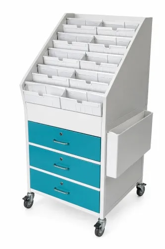 Emergency Drug Trolley with Drawer